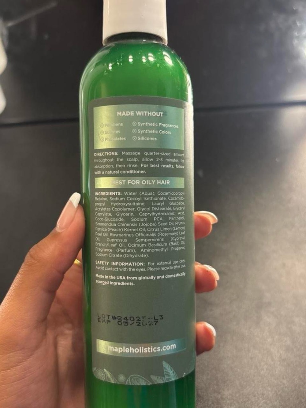 Degrease Shampoo - Green - Picture 2 of 2
